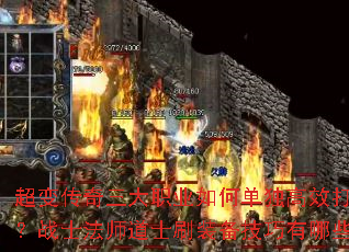 ���䴫������ְҵ��ε�����Ч�򱦣�սʿ��ʦ��ʿˢװ����������Щ��