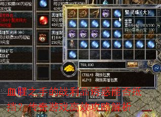 Ѫ��֮�ֵ�ս��Ʒ�ջ��ܷ�ֵ���������Ϸ��Ч���Խ���
