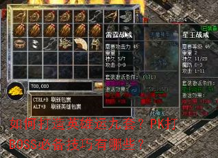 ��δ���Ӣ���˾��ף�PK��BOSS�ر���������Щ��