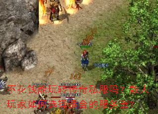 不花钱能玩转传奇私服吗?散人玩家如何选择适合的服务器? 不花钱能玩转传奇私服吗?散人玩家如何选择适合的服务器?