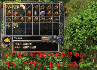 如何在全新超变传奇私服中快速提升战力与获取稀有装备? 如何在全新超变传奇私服中快速提升战力与获取稀有装备?